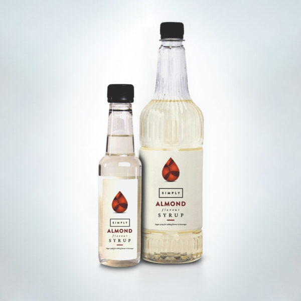 Simply Almond Syrup 250ml/1ltr