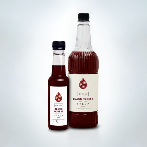 Simply Black Forest Syrup 250ml/1ltr