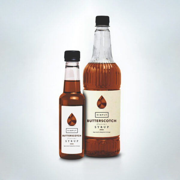 Simply Butterscotch Syrup 250ml/1ltr