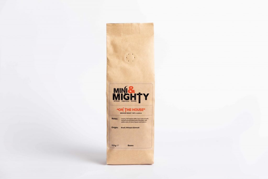 coffee beans on the house 100% arabica 227g