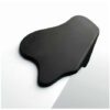 Cafelat Silicone Tamping Mat – Splat Black—compact, food-safe silicone mat with a small overhang that fits snugly onto the edge of worktops; ideal for protecting countertops during espresso tamping
