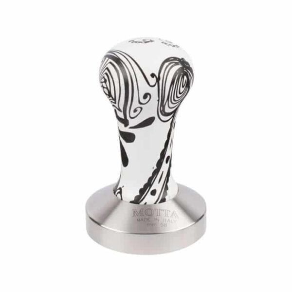 Motta Tamper Plain Base Black/White 58mm
