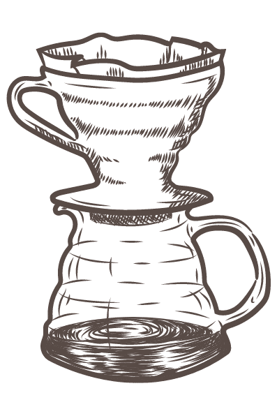 Hario V60 Dripper drawn