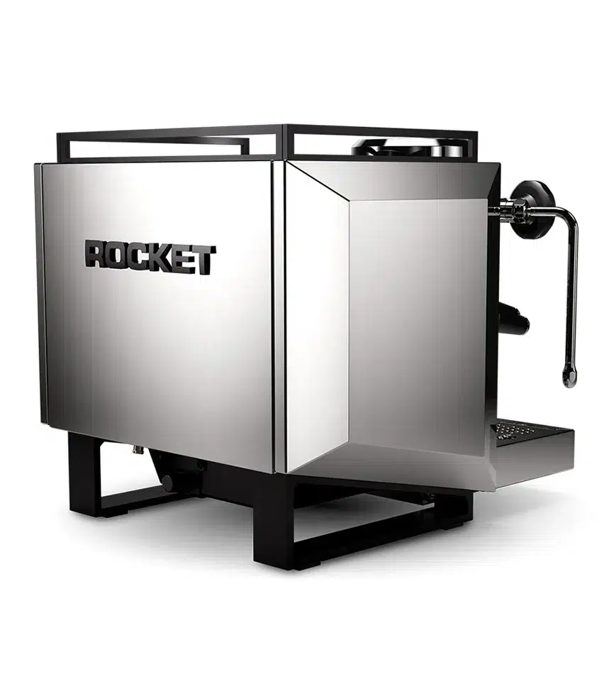 Bicocca Espresso Machine by Mini & Mighty, rear view. A professional espresso machine with advanced features, designed for high-quality performance in busy cafés and specialty coffee shops