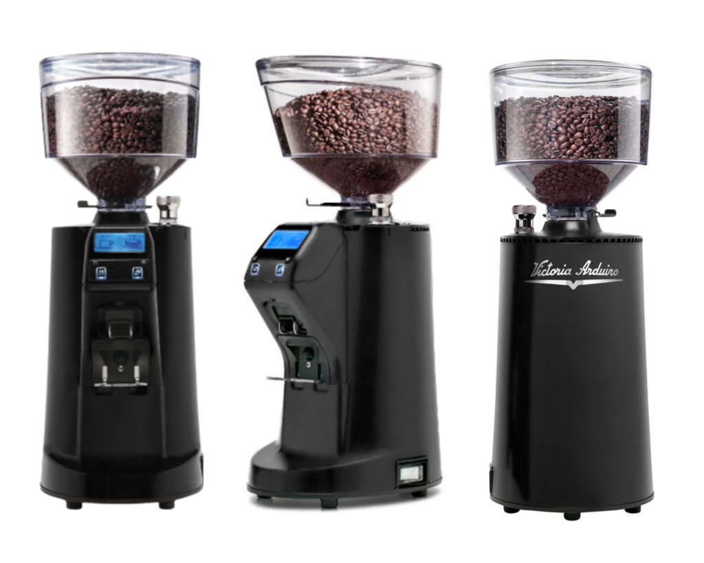 Victoria Arduino MDXS Coffee Grinder.A high-performance, silent commercial grinder with precise dosing and micrometric adjustment, perfect for professional baristas and specialty cafés