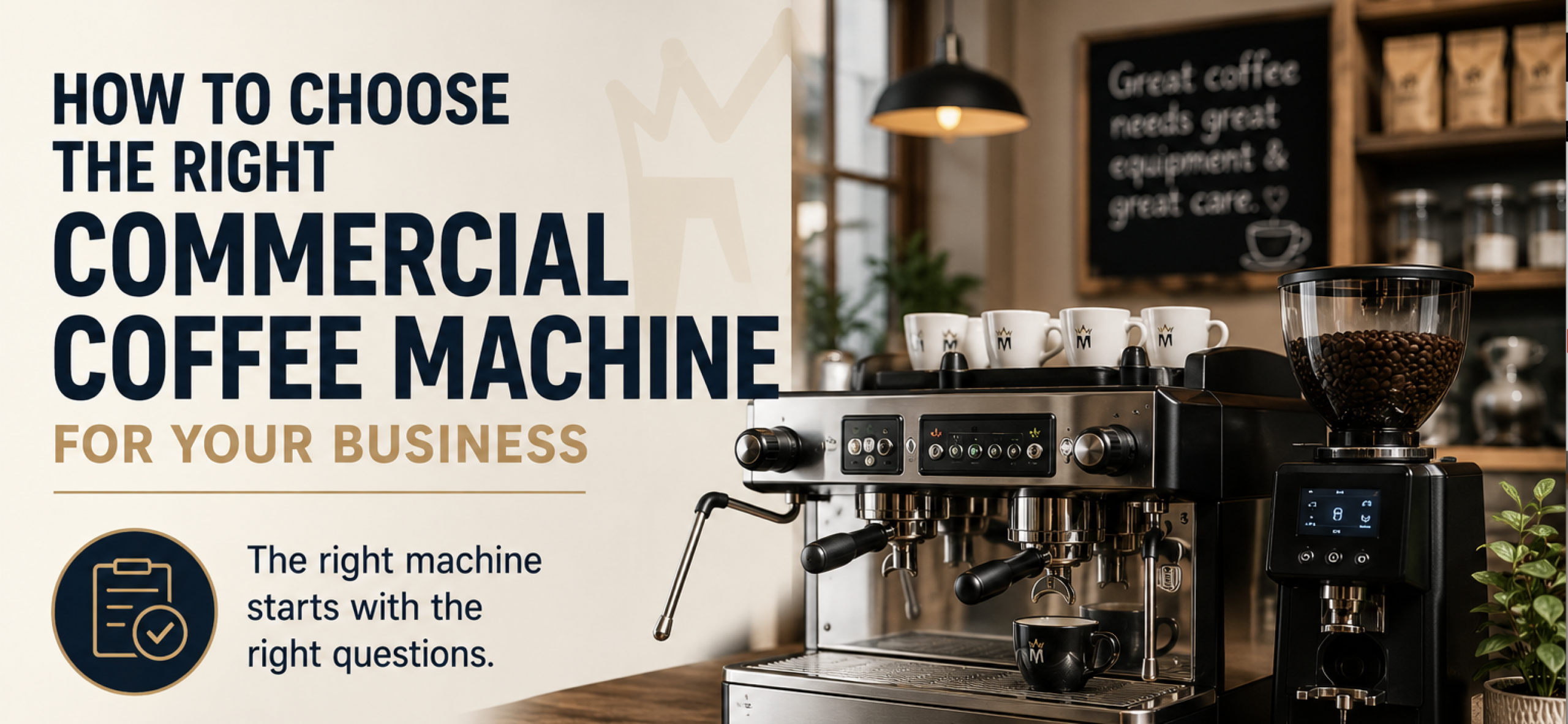 You are currently viewing How to Confidently Choose the Right Commercial Coffee Machine for Your Business