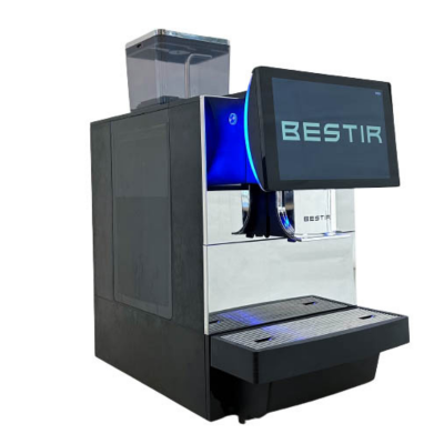 Bestir 80 commercial espresso machine with advanced features and large capacity, designed for high-performance coffee making in busy environments